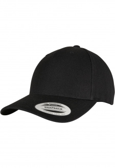 YP CLASSICS 5-PANEL PREMIUM CURVED VISOR SNAPBACK CAP black