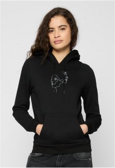 Ladies One Line Fit Hoody black