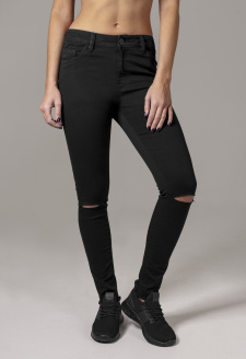 Ladies Cut Knee Pants black