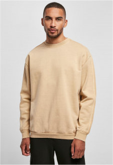 Heavy Terry Garment Dye Crew unionbeige