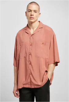 Oversized Resort Shirt terracotta