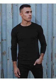 Sweter męski klasyczny czarny Dstreet WX2226