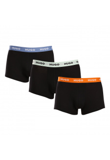 3PACK pánské boxerky HUGO vícebarevné