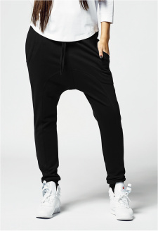 Ladies Light Fleece Sarouel Pant black