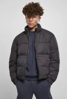 Cropped Down Jacket black