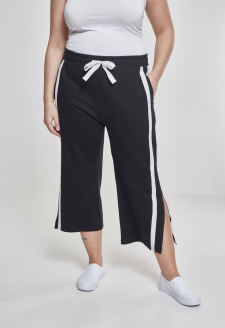 Ladies Taped Terry Culotte black/white