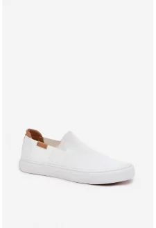 Trampki Damskie Slip-On Big Star RR274717 Białe
