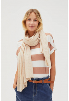 WOMEN'S SCARF L-SZ-4618 L.BEIGE