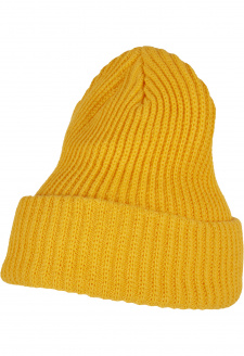 Rib Beanie gold