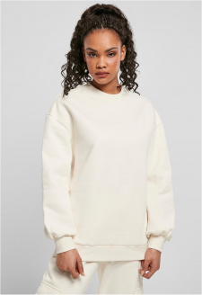 Ladies Organic Oversized Crew whitesand