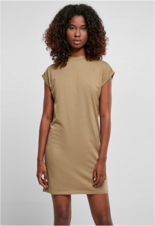 Ladies Turtle Extended Shoulder Dress khaki