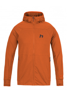 Pánská funkční mikina Hannah ETHAN HOODY potters clay mel