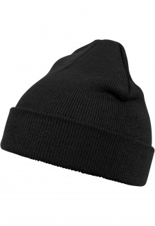 Beanie Basic Flap black