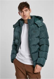 Hooded Puffer Jacket bottlegreen