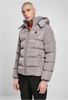Hooded Puffer Jacket asphalt