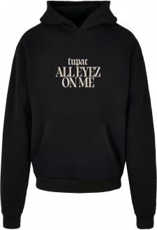 2Pac All Eyez on me Tracklist Ultra Heavy Oversize Hoodie black