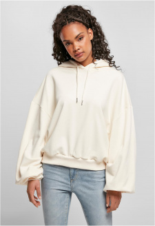 Ladies Organic Oversized Terry Hoody whitesand