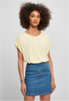 Ladies Modal Extended Shoulder Tee softyellow