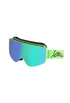 Dětské lyžařské brýle ALPINE PRO GROWO simply green