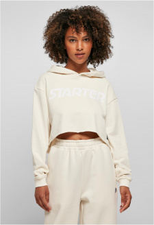 Ladies Starter Cropped Hoody palewhite