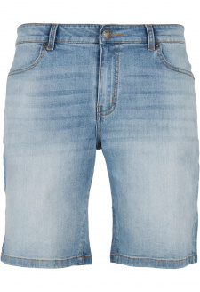 Relaxed Fit Jeans Shorts light destroyed washed