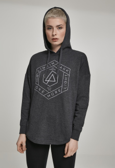 Ladies Linkin Park OML Oversize Hoody charcoal