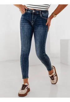 Spodnie damskie jeansowe SLIMZOME niebieskie Dstreet UY2196