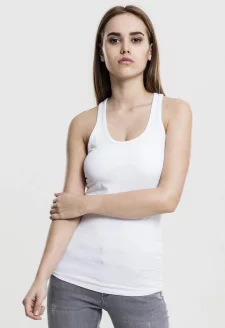 Ladies Jersey Tanktop white