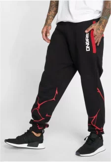 Dangerous DNGRS Comb Sweatpants blk/red