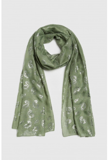WOMEN'S SCARF L-SZ-4601 OLIVE