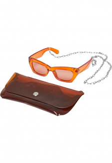 Sunglasses Bag With Strap & Venice brown/silver