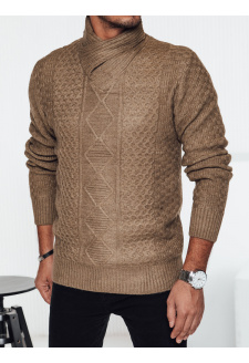 Sweter męski kamelowy Dstreet WX2255