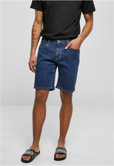 Relaxed Fit Jeans Shorts mid indigo washed