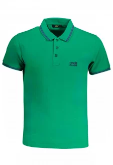 PÁNSKE PÁNSKE ZELENÉ PÁNSKE POLO KRÁTKE RUKÁVY TRIEDY CAVALLI