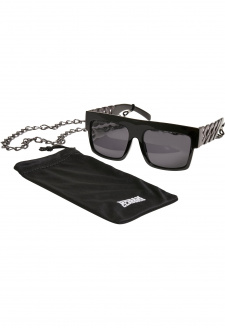 Sunglasses Zakynthos with Chain black/silver